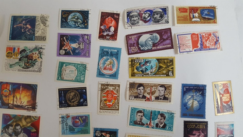 Coleccion Timbres Postales Comunismo Espacial U. R. S. S.