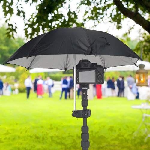 De Cámara Con Soporte De Accesorio De Clip Parasol Para