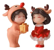 Comprar Figuritas De Pareja De Navidad, Figuritas En Miniatura
