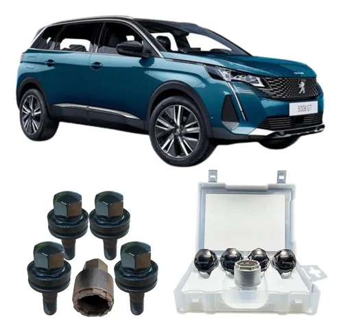 comprar Be8mx Set Tuercas Seguridad Peugeot 5008 2021 Envío Gratis!