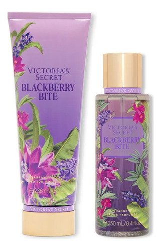 Set De Splash Y Crema Blackberry Bite De Victoria Secret