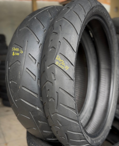 Par De Pneu Metzeler Tourance Next 120/70-19 X 170/60-17 (Usado)