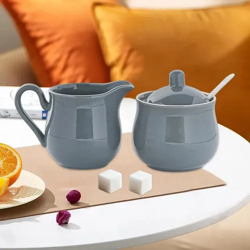 Ceramic Milk Jar And Sugar Bowl Set | Frete grátis