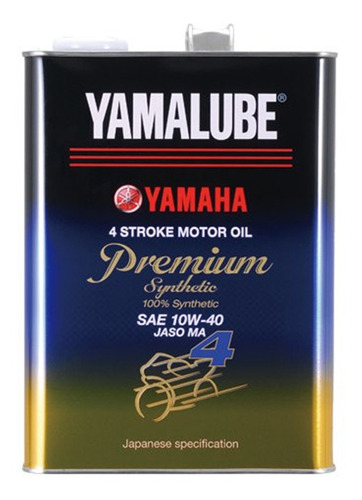 Aceite Yamalube Premium Sintético 10w-40 4litros