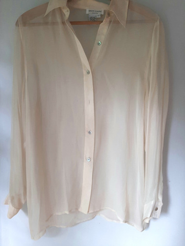 Camisa Gasa Beige