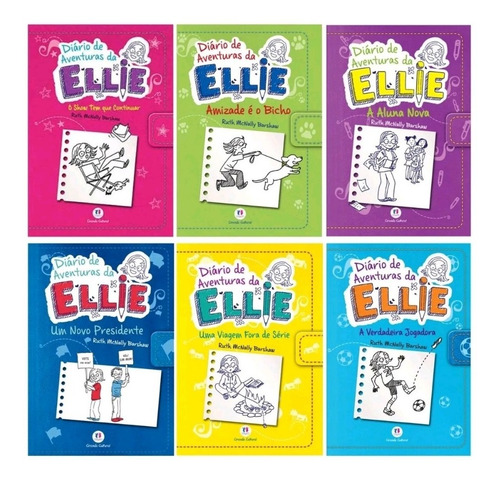 Imagem 2 de 2 de Box Diário De Aventuras Da Ellie 6 Livros Coleção Completa