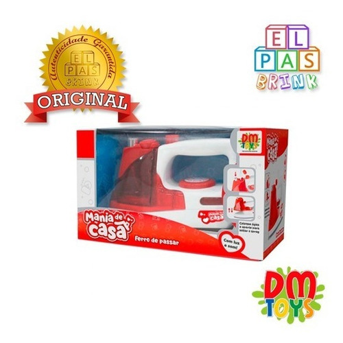Ferro De Passar Infantil Mania De Casa - Dm Toys