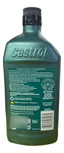 Aceite Castrol Gtx Magnatec 5w-20 Full Sintético