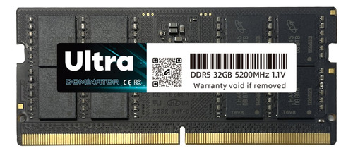 Memória Ram Notebook 32gb Ddr5 5200mhz Ultra Link Dominator
