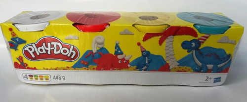 Imagen 3 de 6 de Play-doh Set De 4 Plastilinas 4 Colores 448 Gr Originales
