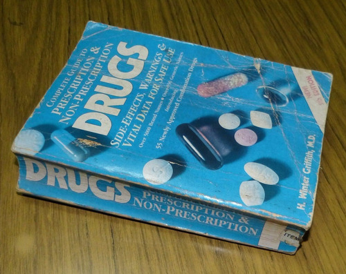 Drugs Winter Griffith Libro Guía Drogas Prescripción Inglés