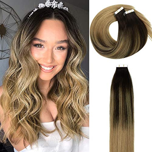 Pelo Lacer Pelo Real Extensiones De Pelo Cinta En 2jnbg