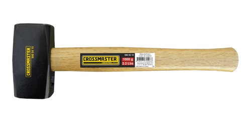 Maza De Acero Cabo De Madera 1000g Crossmaster