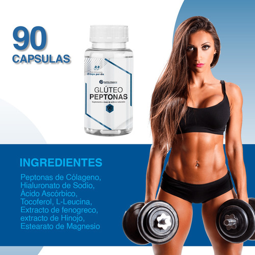 Peptonas De Colágeno Euphoric Peptfrance Crecimiento Gluteos Sin Sabor