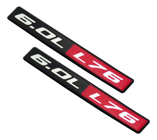 Juego De 2 Insignias Para Guardabarros De Motor, G8, 6.0l, L