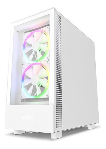 Gabinete Atx Gamer Nzxt H5 Elite Compact Branco Mid Tower