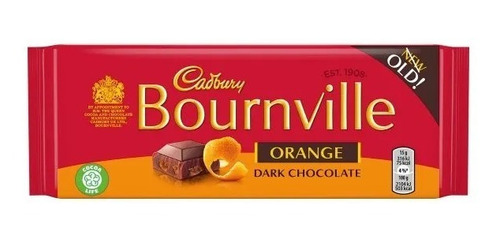 Chocolate Cadbury Bournville Orange 100 G, Duty Free