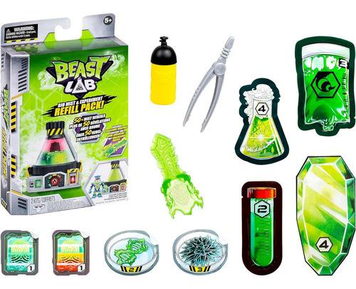 Beast Lab Paquete De Recarga De Bio Niebla Y Experimento