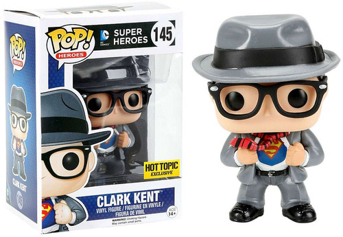 C.c. Funko Pop! Figura De Vinilo De Clark Kent De Héroes