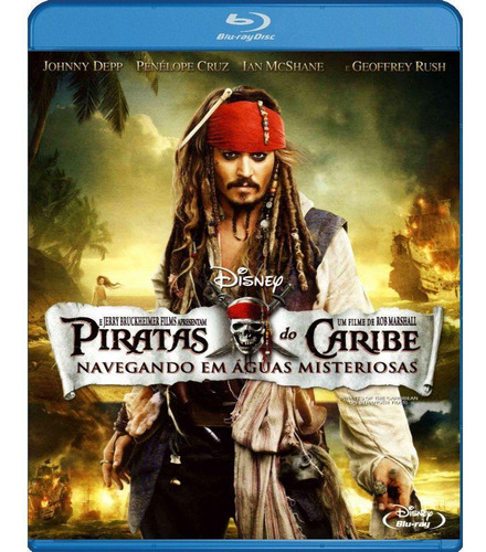 Blu-ray Piratas Do Caribe 4 - Disney - Ação - Legendas