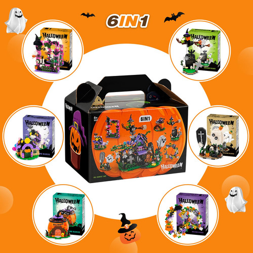 Calendario De Adviento Halloween 2024 Bloques Construcción N