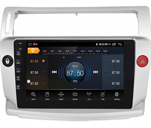 Radio Andorid Carplay 2+32 Citroen C4 2007-2012