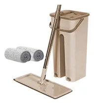 Comprar Mopa Secado Rápido Con Balde Escurridor Y Trapeador Hts Color Beige