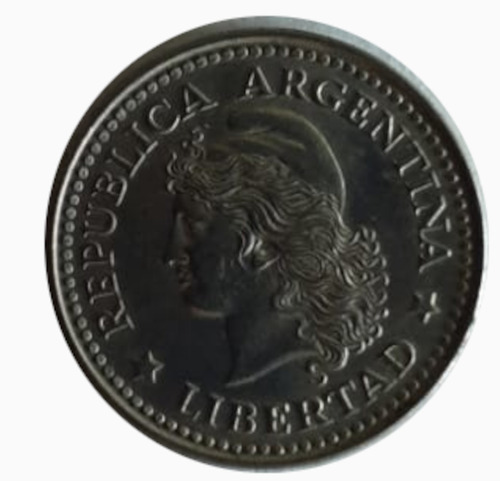 Moneda Argentina 1957 5 Centavos Sin Punto