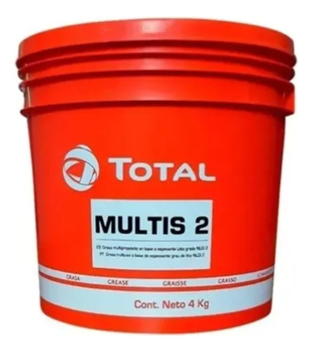Total Multis 2 Grasa De Litio X 4kg Multis2 