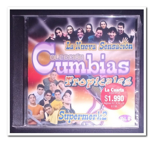 Colección Cumbias Tropicales, Cd Sellado