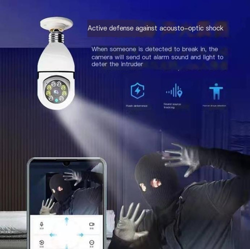 Cámara Exterior 5g Hd 1080p Wifi Infrarrojos 360º Seguridad