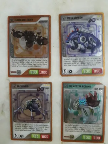 Invizimals Cartas, Cards, Son Transparentes (Usado)