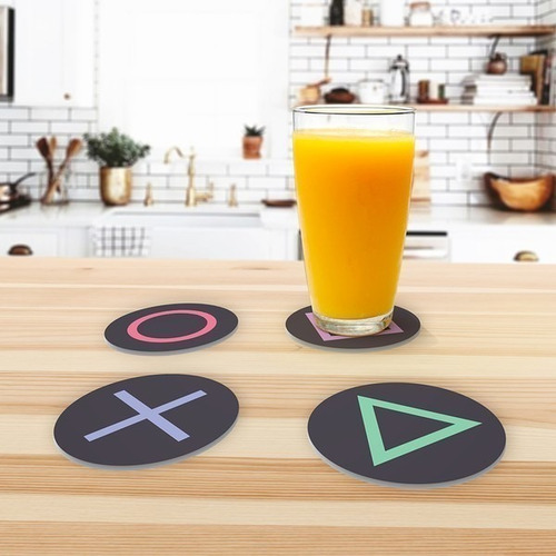 Portavasos - Botones de control de PS 4 | Gamer | Geek