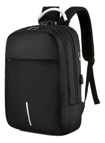 Mochila Backpack Antirrobo Con Candado Puerto Usb