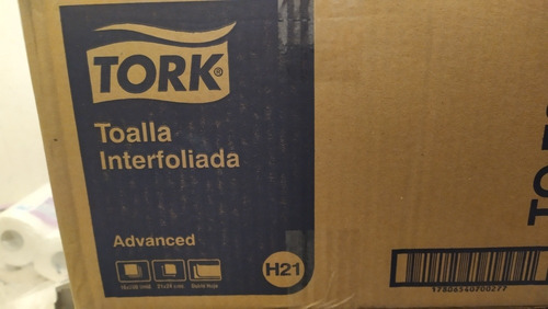 Toalla Advanced Interfoliada Tork Doble Hoja 16×200 Hojas