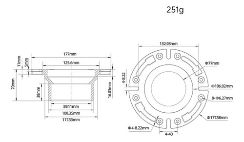 Kit De Brida De Inodoro Para Autocaravana, Accesorio Para
