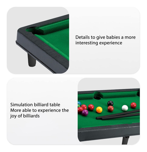 Db Mini Mesa De Billar, Juego Billar En Miniatura,