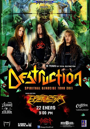 Poster Destruction En Lima 2013