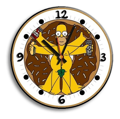 Reloj De Pared Simpson 30cm Unicos!