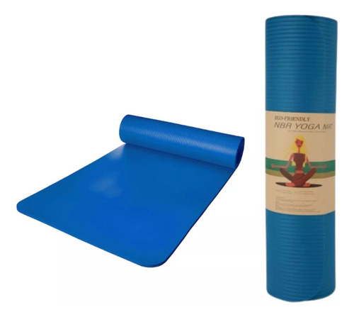 Colchoneta Mat Yoga Goma Eva 173 X 8 Mm Variedad Colores Color Azul