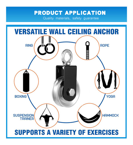 Para Polea De Ejercicio Para Cargar Equipos De Fitness Con
