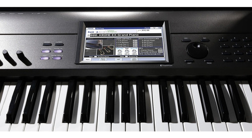 Korg Krome Ex 73 teclas, teclado, estação de trabalho, cor preta