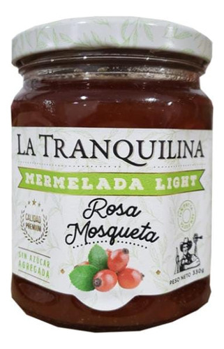 Mermelada Light De Rosa Mosqueta - La Tranquilina - 330 Grs