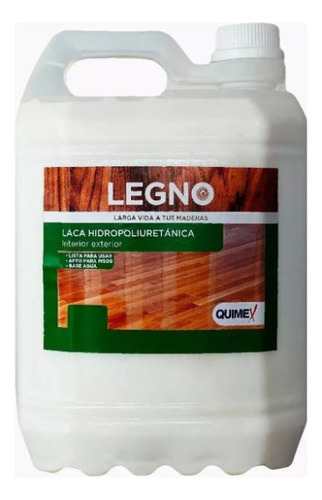 Laca Hidropoliuretanica / Madera 5 Litro Interior/exterior