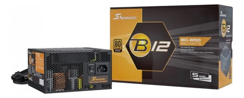 Fuente De Poder Seasonic 850w 80 Plus Bronze B12 Bc-850w