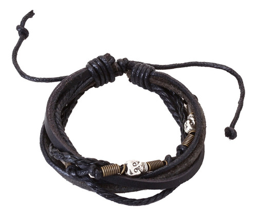 Pulsera De Cuero De Vaca Brazalete Chica Niño Amistad