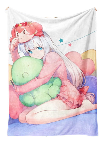 Manta De Franela Impresión Digital Izumi Sagiri Chica Linda