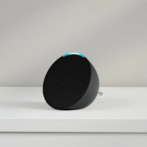 Amazon Echo Pop Con Asistente Virtual Alexa Negro