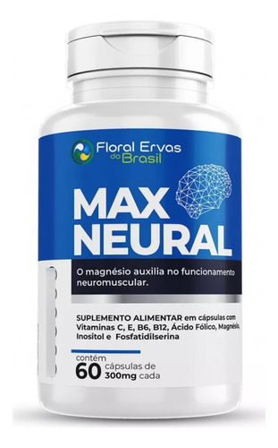 Max Neural Fosfatidilserina Magnésio Inositol (60 Capsulas) Sabor Sem sabor