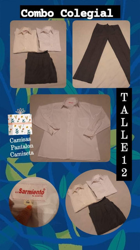 Conjunto Combo Colegial Escolar  Lote Niños